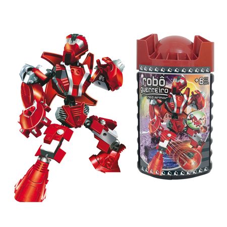 0697-6---Blocos-de-Encaixe-Robo-Guerreiro-Red-Armor