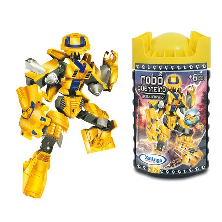 0699-8---Blocos-de-Encaixe-Robo-Guerreiro-Yellow-Armor