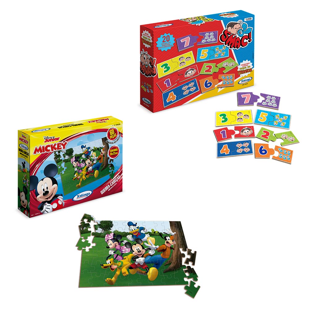 Jogo Educacional Quebra-cabeças Números - Abc Brinquedos