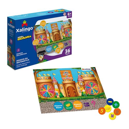 Jogo Desafio de Matemática Infantil Xalingo - xalingo