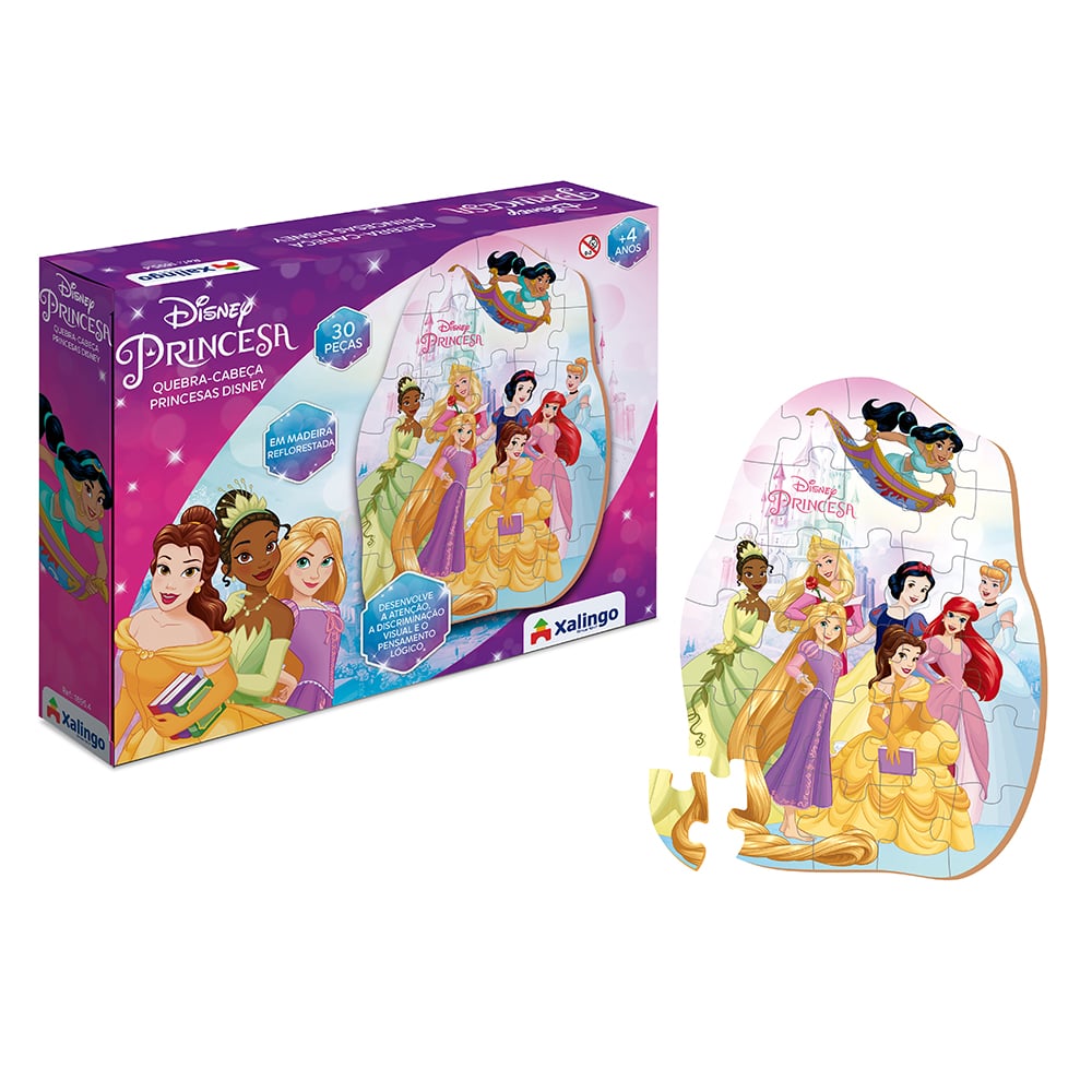 Quebra-Cabeça Princesas Disney Xalingo - xalingo