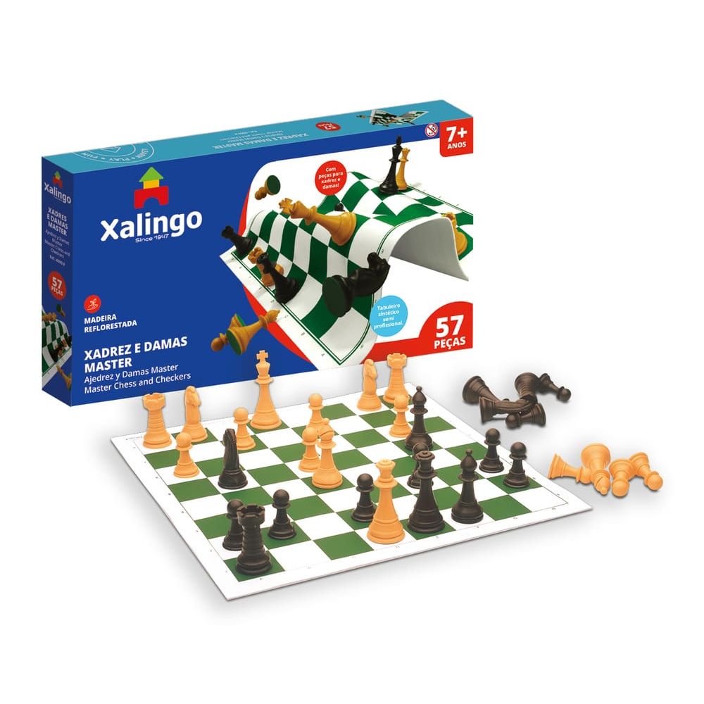 JOGO PARA XADREZ DA XALINGO , ONDE O TABULEIRO DOBRAVEL