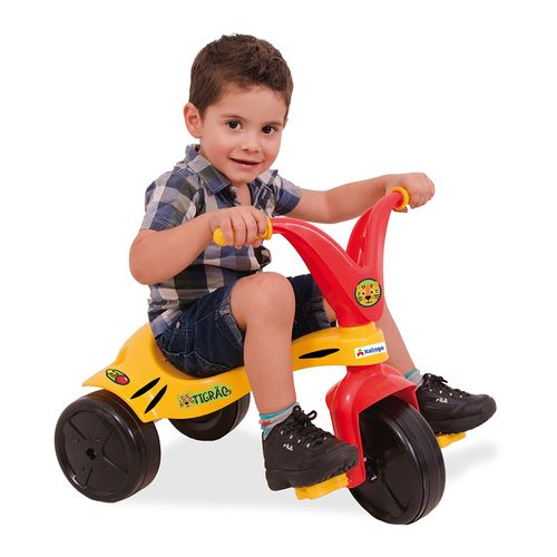 Triciclo Infantil Black Racer Green Com Empurrador Xalingo - xalingo