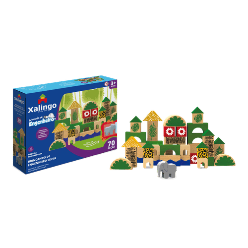 Castelo Encantado de Montar Madeira 64 Peças - Brincadeira de Criança - A  sua Loja de Brinquedos, 10% Off no Boleto ou PIX