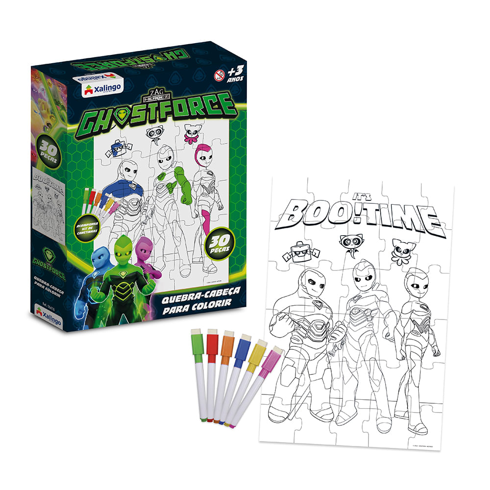 Páginas para colorir Boxy Boo Toys - Páginas para colorir Boxy Boo