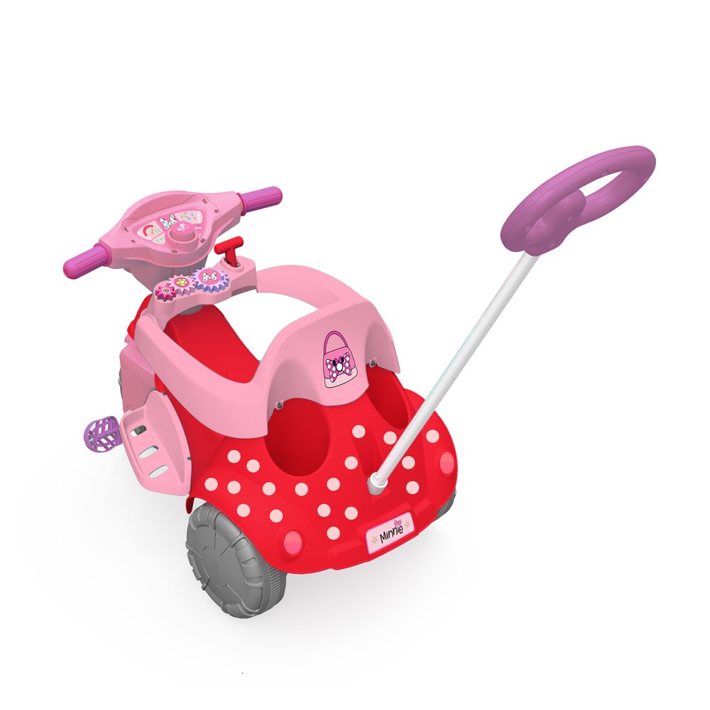 Triciclo Infantil Minnie Disney 3 em 1 Xalingo - xalingo