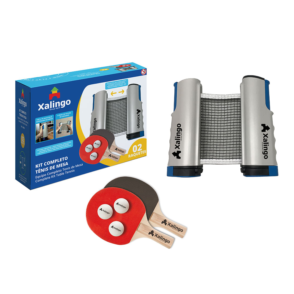 Kit Completo Tênis de Mesa Xalingo