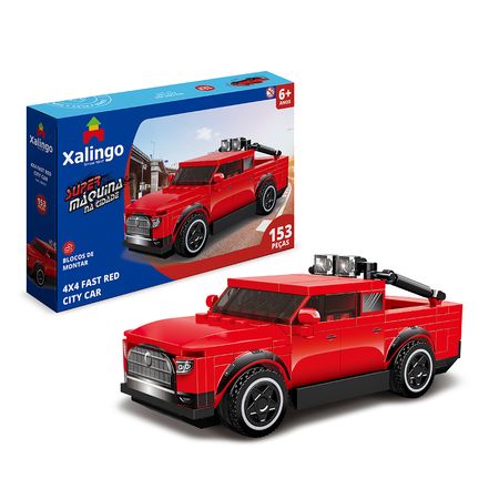 2839.8---Super-Maquina-na-Cidade-4x4-Fast-Red-City-Car---153-pcs 2839.8---Super-Maquina-na-Cidade-4x4-Fast-Red-City-Car---153-pcs