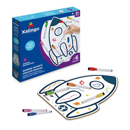 1297.6---Quadro-Infantil-Foguete-Espacial 1297.6---Quadro-Infantil-Foguete-Espacial