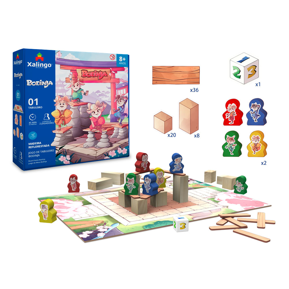 Jogo de Tabuleiro Bodinja 75 peças Xalingo