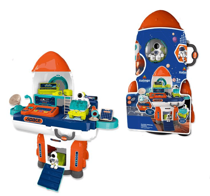 Playset Espacial Foguete Xalingo