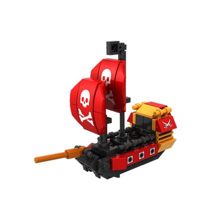 1525.4---Barco-Pirata---60-pecas---Produto 1525.4---Barco-Pirata---60-pecas---Produto