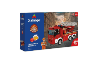 Caminhão de Bombeiros 260 Peças Xalingo