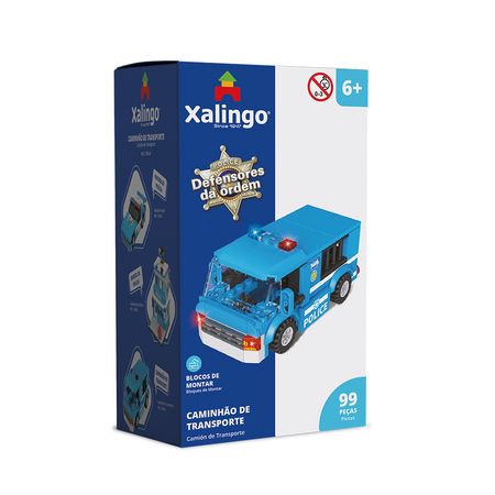 1545.4---Defensores-da-Ordem---Caminhao-de-Transporte---99-pecas---Embalagem